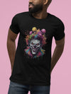 Creepy clown shirt, black