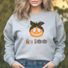 Fall cute pumpkin sweatshirt, Hey Boo sweatshirt, cute fall sweatshirt, Womens Halloween Sweatshirt, Fall Crewneck Sweatshirts,fall gift
