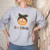 Fall cute pumpkin sweatshirt, Hey Boo sweatshirt, cute fall sweatshirt, Womens Halloween Sweatshirt, Fall Crewneck Sweatshirts,fall gift